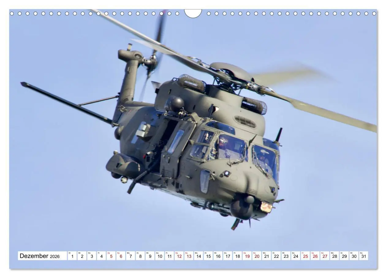 Bild: 9783457740064 | Hubschrauber in Action (Wandkalender 2026 DIN A3 quer), CALVENDO...