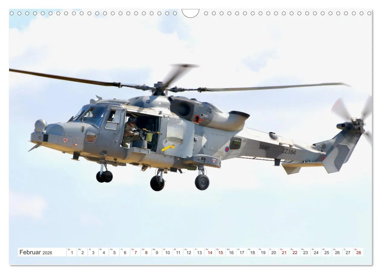Bild: 9783457740064 | Hubschrauber in Action (Wandkalender 2026 DIN A3 quer), CALVENDO...