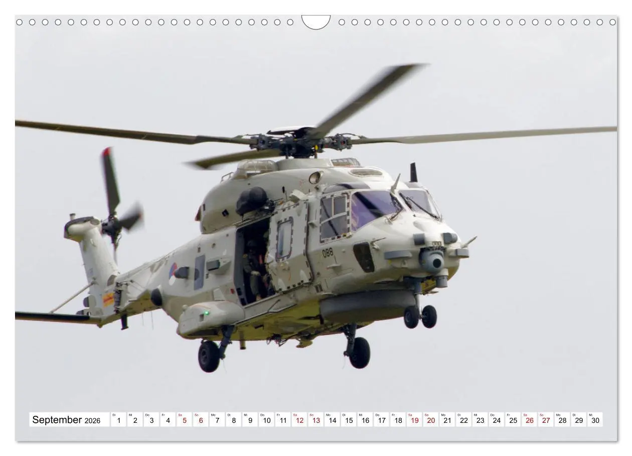 Bild: 9783457740064 | Hubschrauber in Action (Wandkalender 2026 DIN A3 quer), CALVENDO...