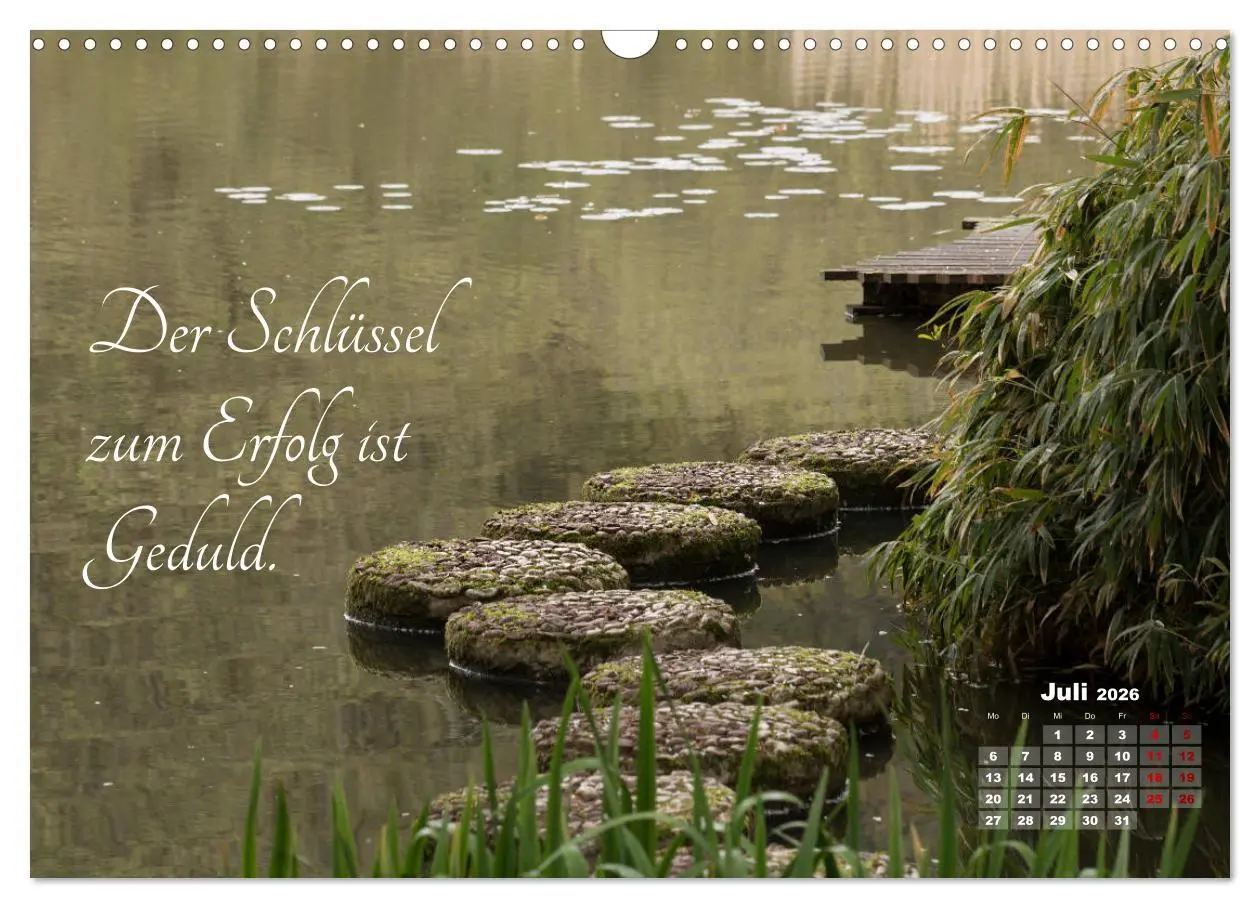 Bild: 9783457810064 | Chinesische Weisheiten (Wandkalender 2026 DIN A3 quer), CALVENDO...