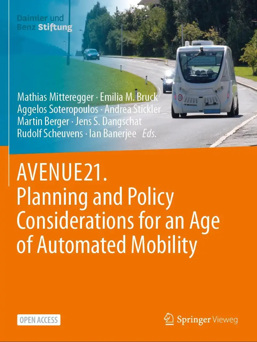 AVENUE21 Planning and Policy Considerations for an Age of Automated Mobility Kartoniert (TB)