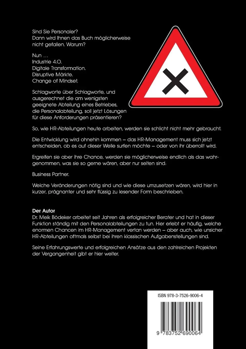 Rückseite: 9783752690064 | HR Am Scheideweg | Meik Bödeker | Taschenbuch | Paperback | 104 S.