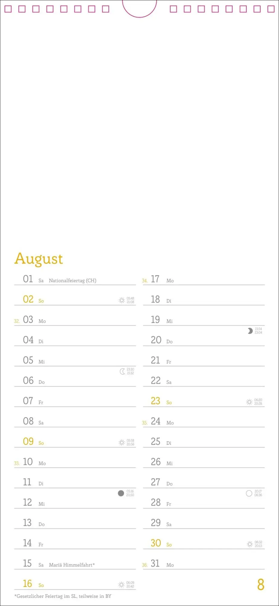 Bild: 9783756410064 | Kalender zum Selbstgestalten 2026 | Heye | Kalender | Spiralbindung