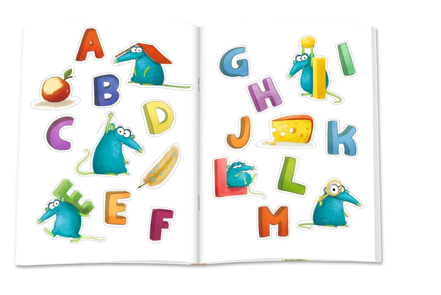 Bild: 4260512180164 | Leseratte Otilie. Das ABC-Stickerheft | Wiebke Rauers | Broschüre