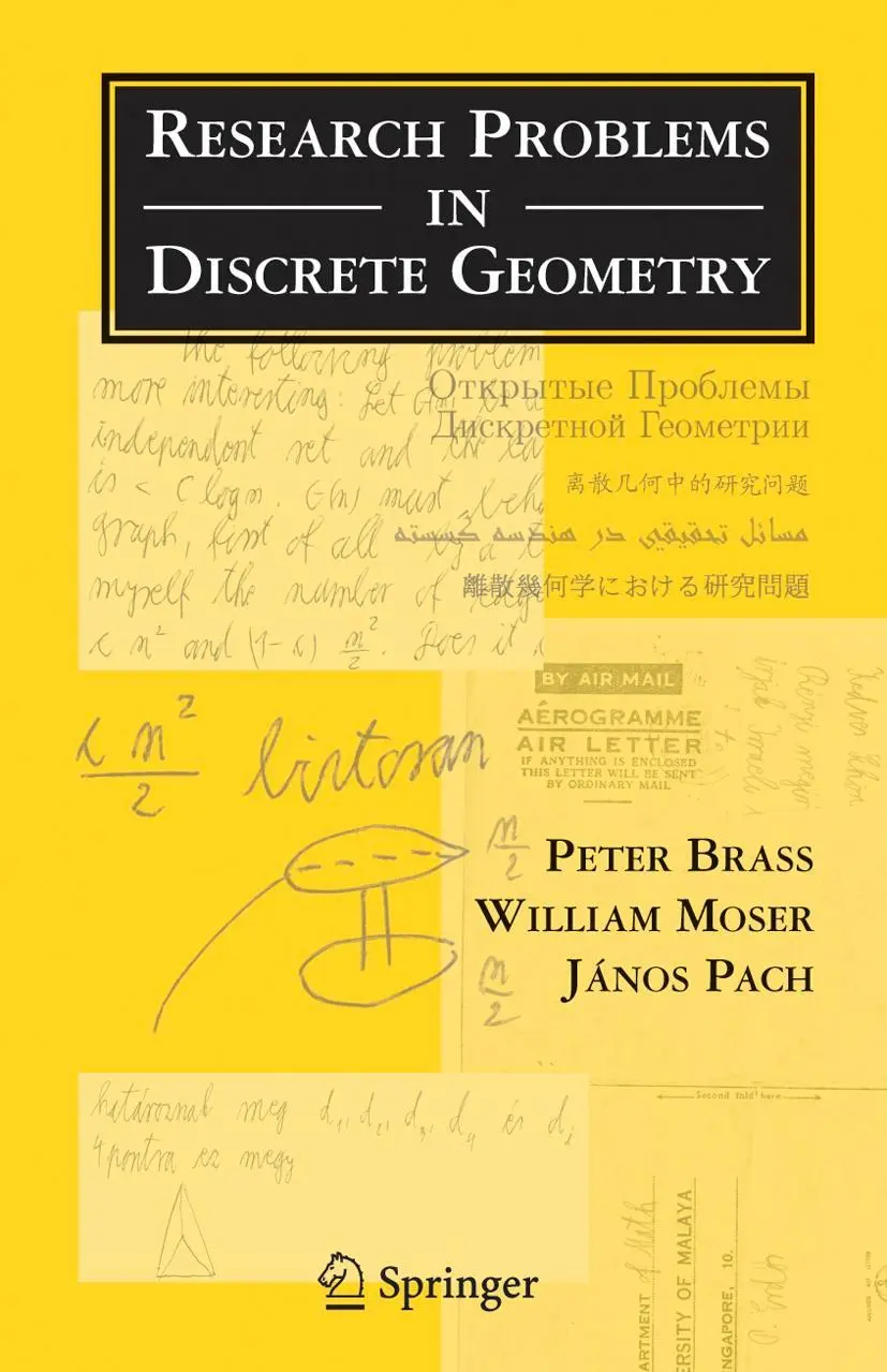 Cover: 9781441920164 | Research Problems in Discrete Geometry | Peter Brass (u. a.) | Buch