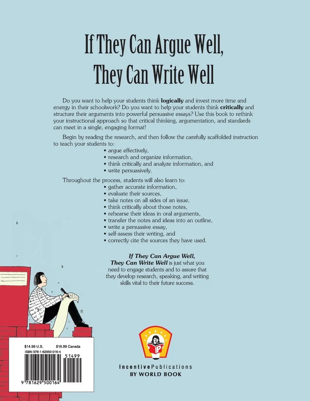 Rückseite: 9781629500164 | If They Can Argue Well, They Can Write Well | Bill Mcbride | Buch