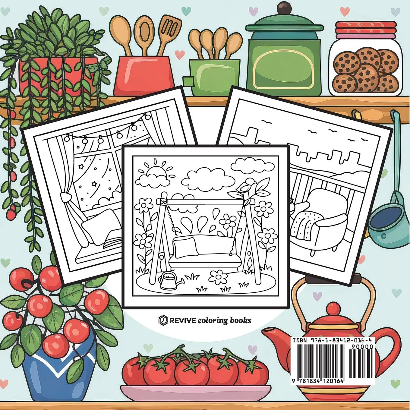 Rückseite: 9781834120164 | Bold &amp; Easy Little Corner Coloring Book | Revive Coloring Books | Buch