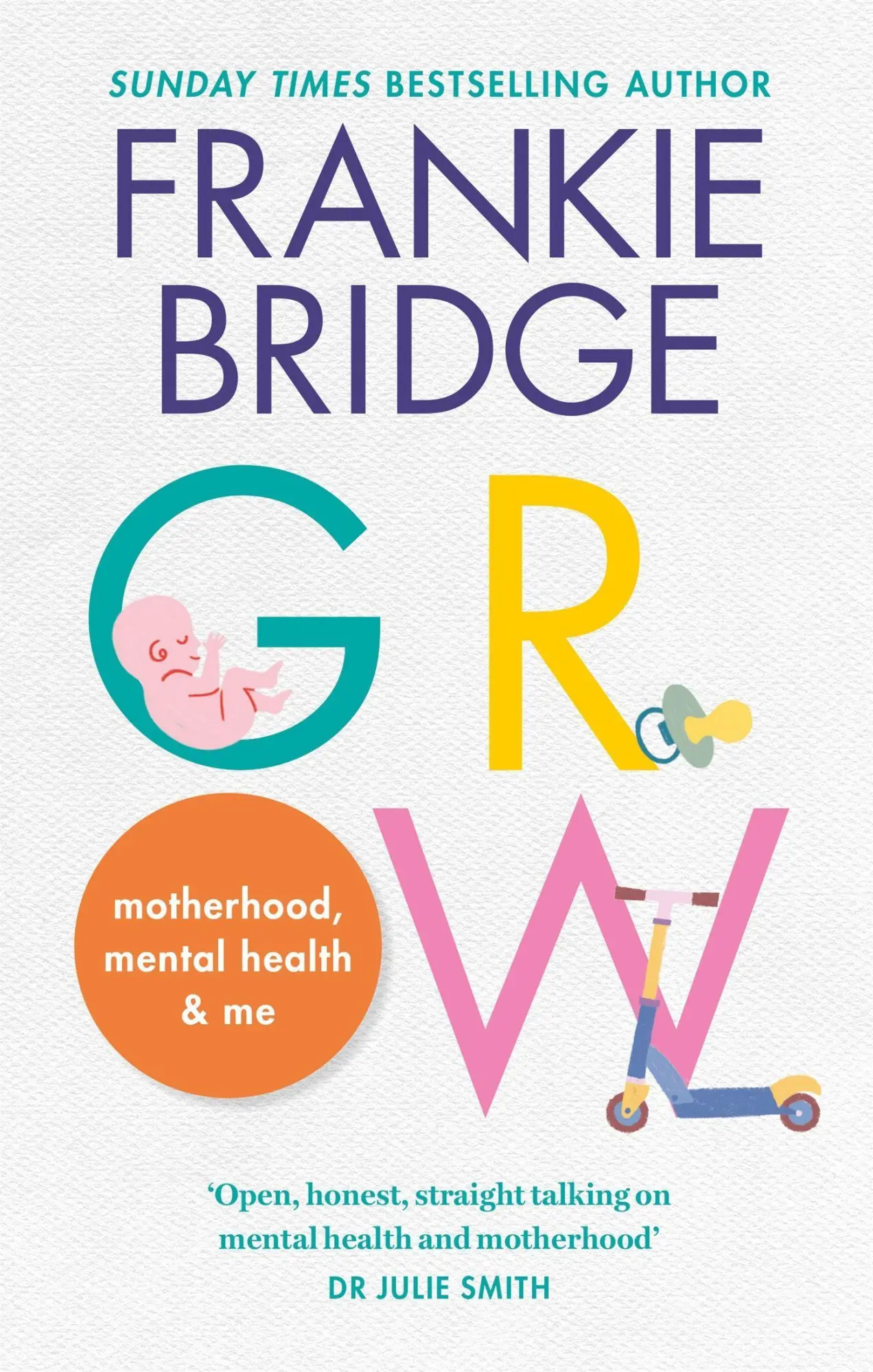 Cover: 9781914240164 | GROW | Motherhood, mental health &amp; me | Frankie Bridge | Taschenbuch