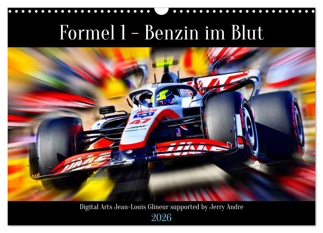 Cover: 9783457590164 | Formel 1 - Benzin im Blut (Wandkalender 2026 DIN A3 quer), CALVENDO...