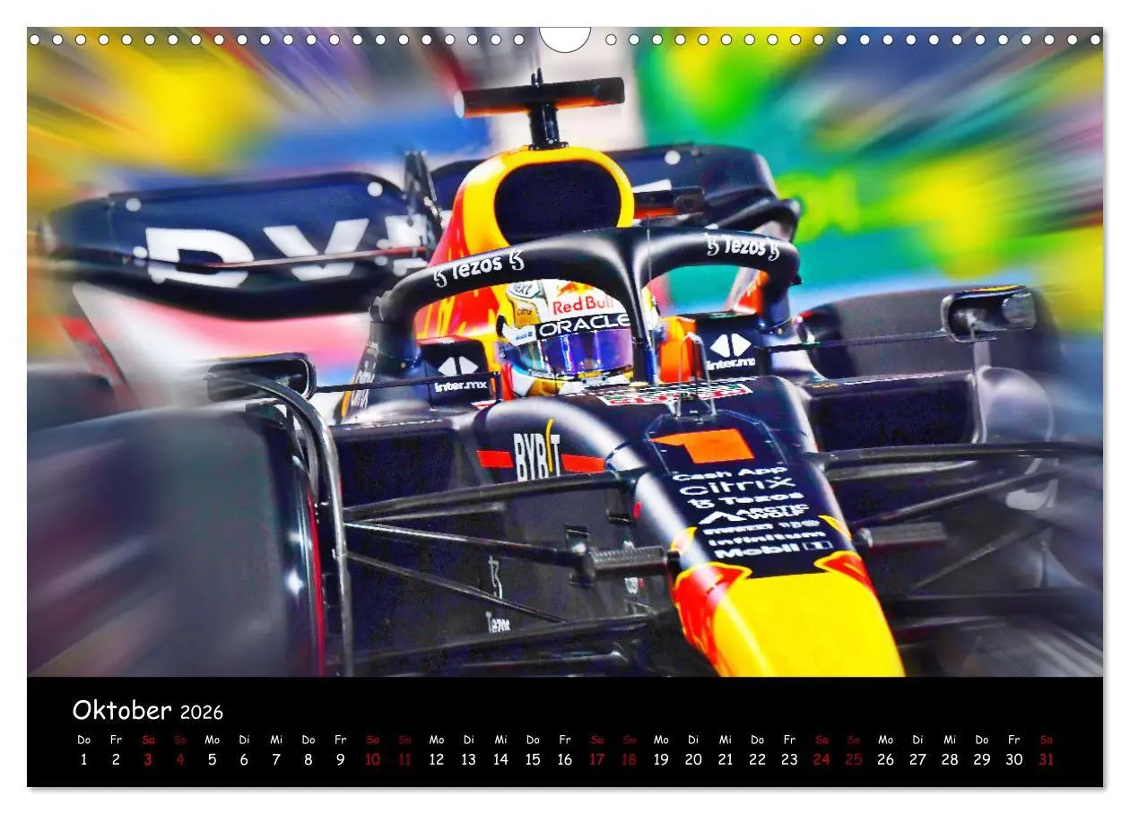 Bild: 9783457590164 | Formel 1 - Benzin im Blut (Wandkalender 2026 DIN A3 quer), CALVENDO...