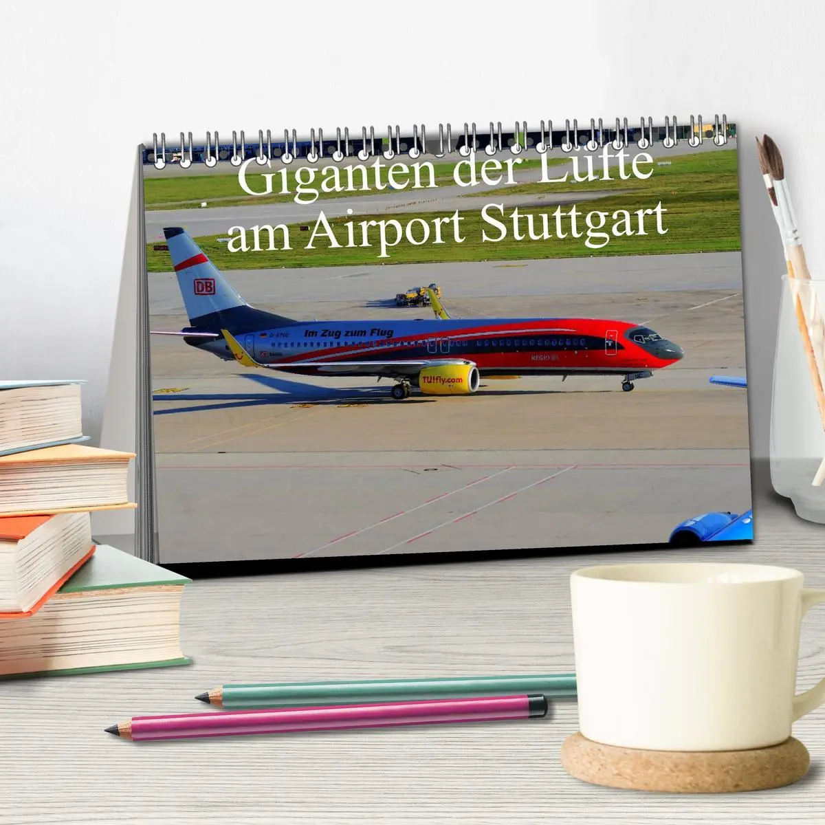 Bild: 9783516200164 | Giganten der Lüfte am Airport Stuttgart (Tischkalender 2026 DIN A5...