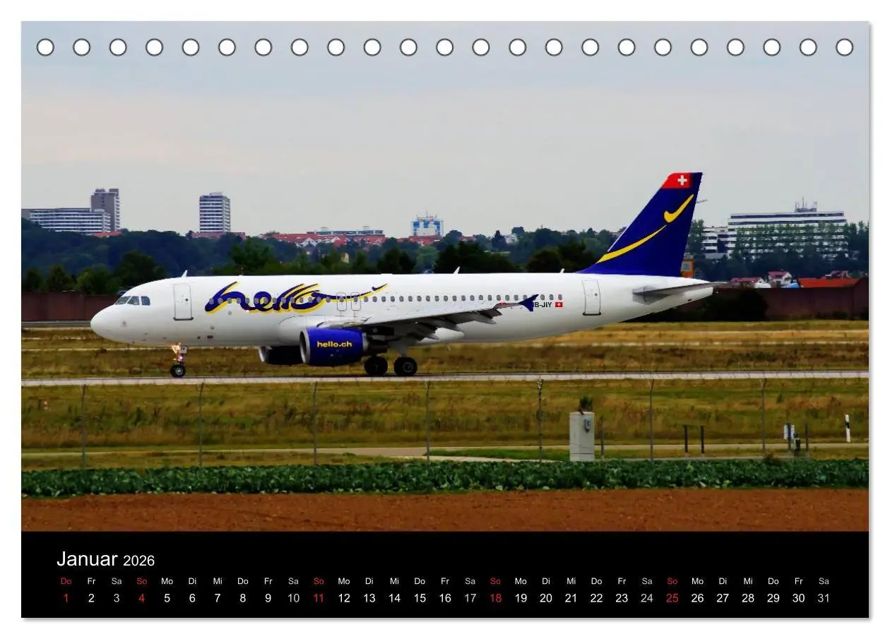 Bild: 9783516200164 | Giganten der Lüfte am Airport Stuttgart (Tischkalender 2026 DIN A5...