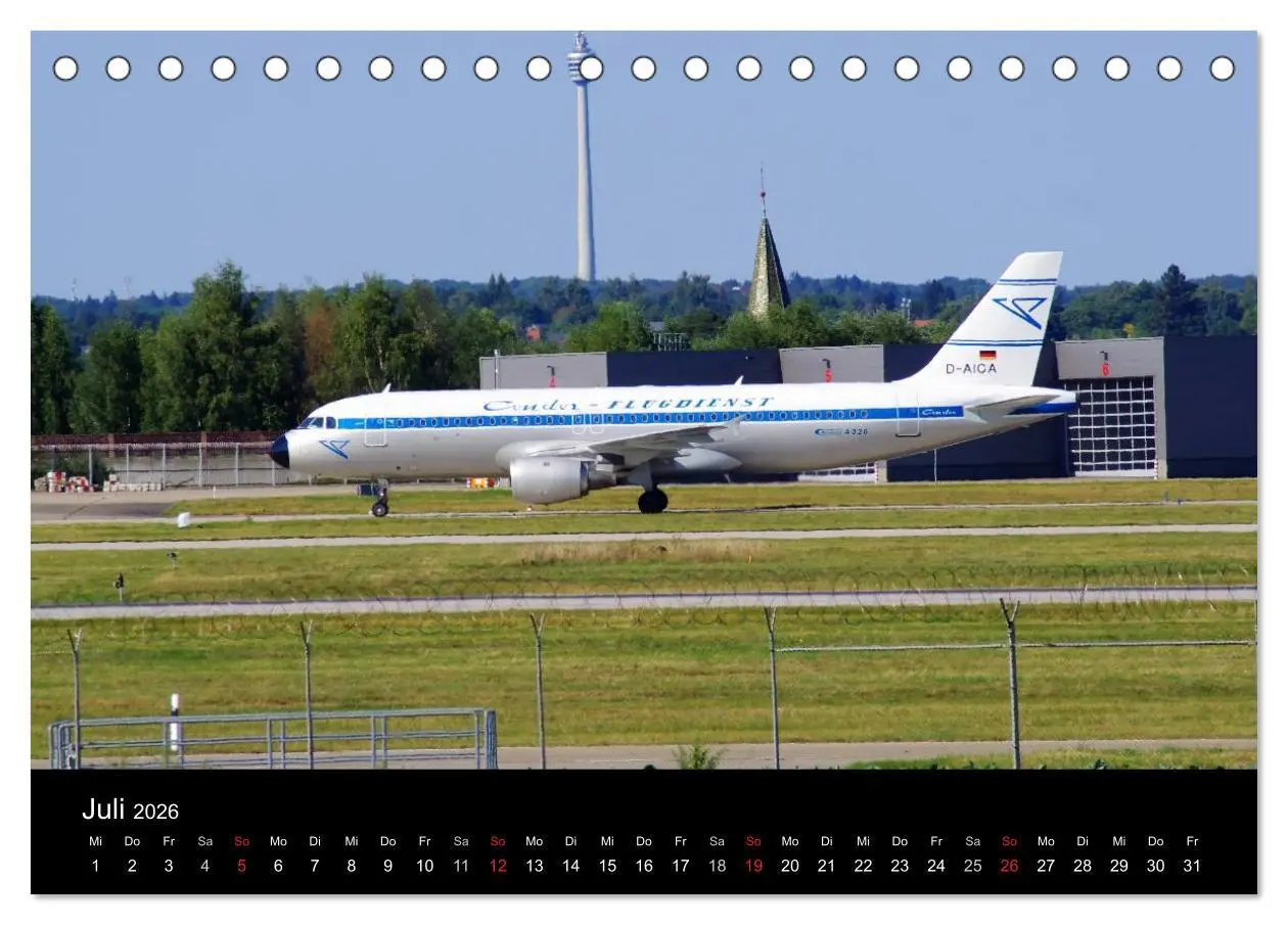 Bild: 9783516200164 | Giganten der Lüfte am Airport Stuttgart (Tischkalender 2026 DIN A5...