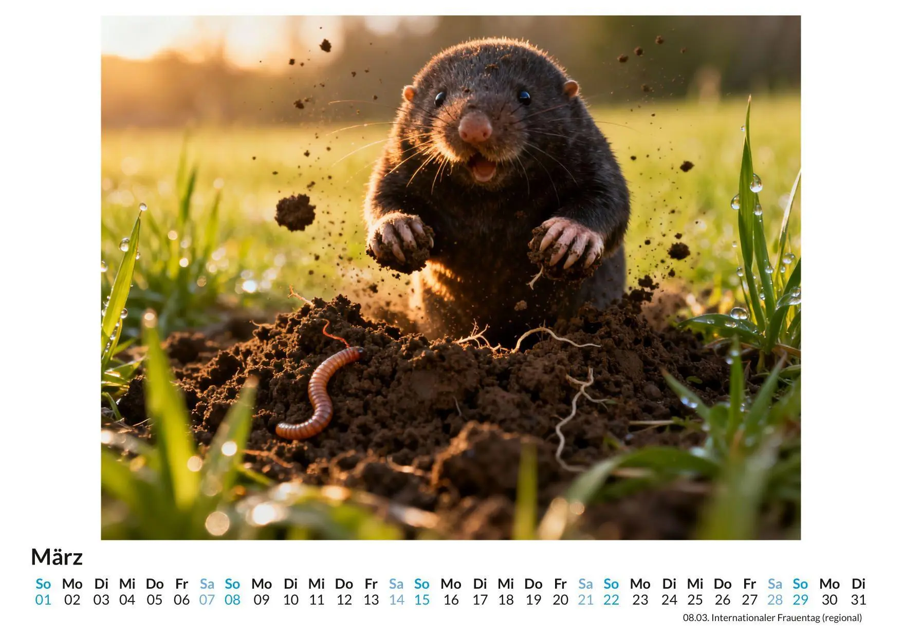 Bild: 9783695330164 | Maulwurf | Mia Richter | Kalender | Deutsch | 2026 | FlipFlop