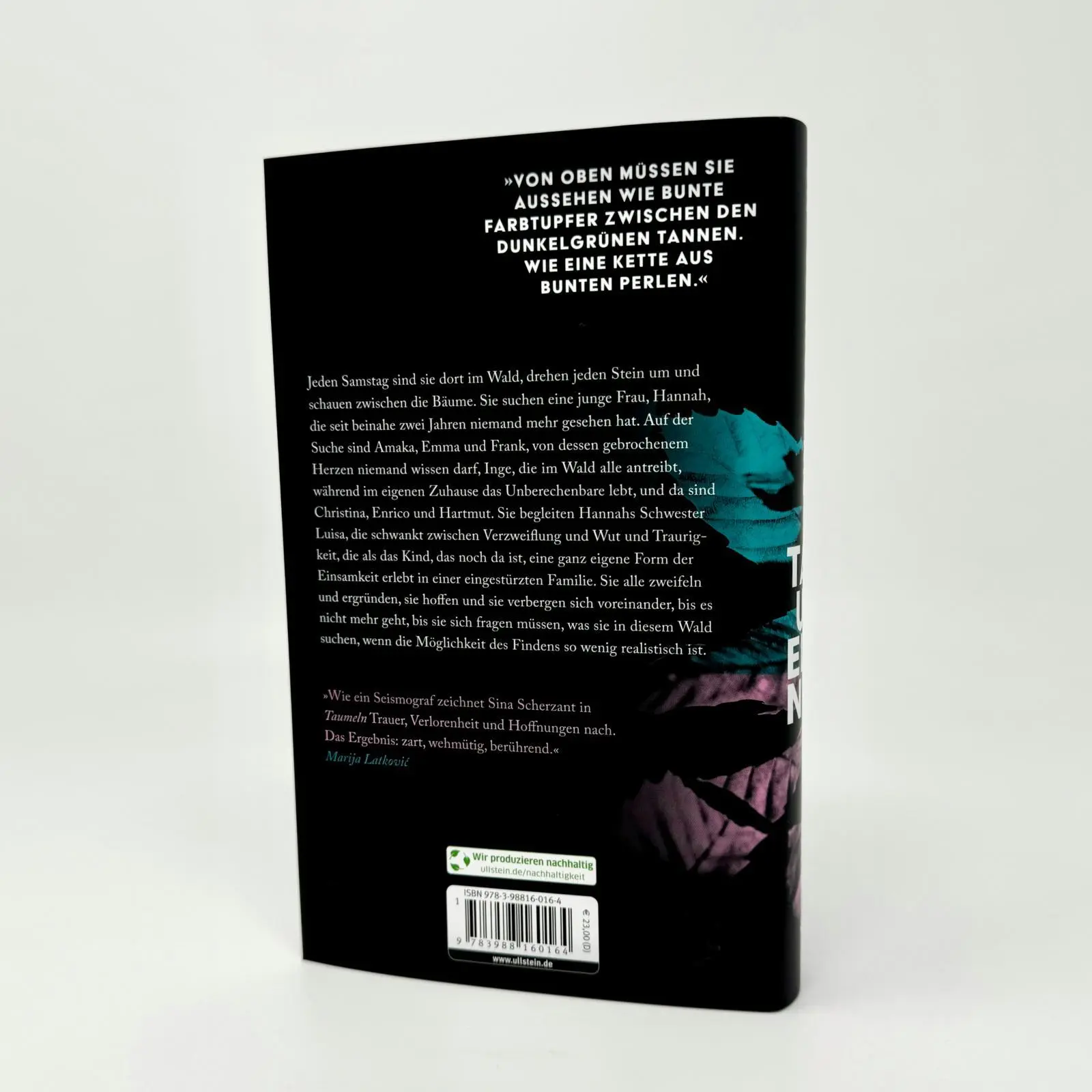 Bild: 9783988160164 | Taumeln | Sina Scherzant | Buch | 320 S. | Deutsch | 2024