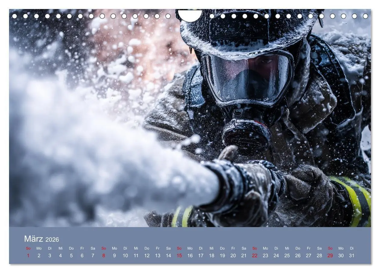 Bild: 9783516670264 | Feuer und Flamme - Feuerwehrkalender (Wandkalender 2026 DIN A4...