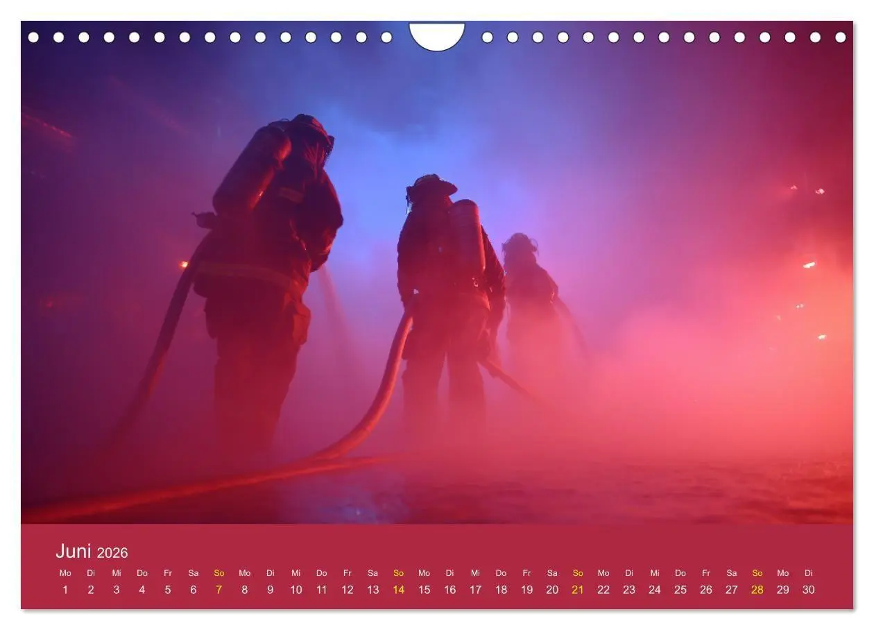 Bild: 9783516670264 | Feuer und Flamme - Feuerwehrkalender (Wandkalender 2026 DIN A4...