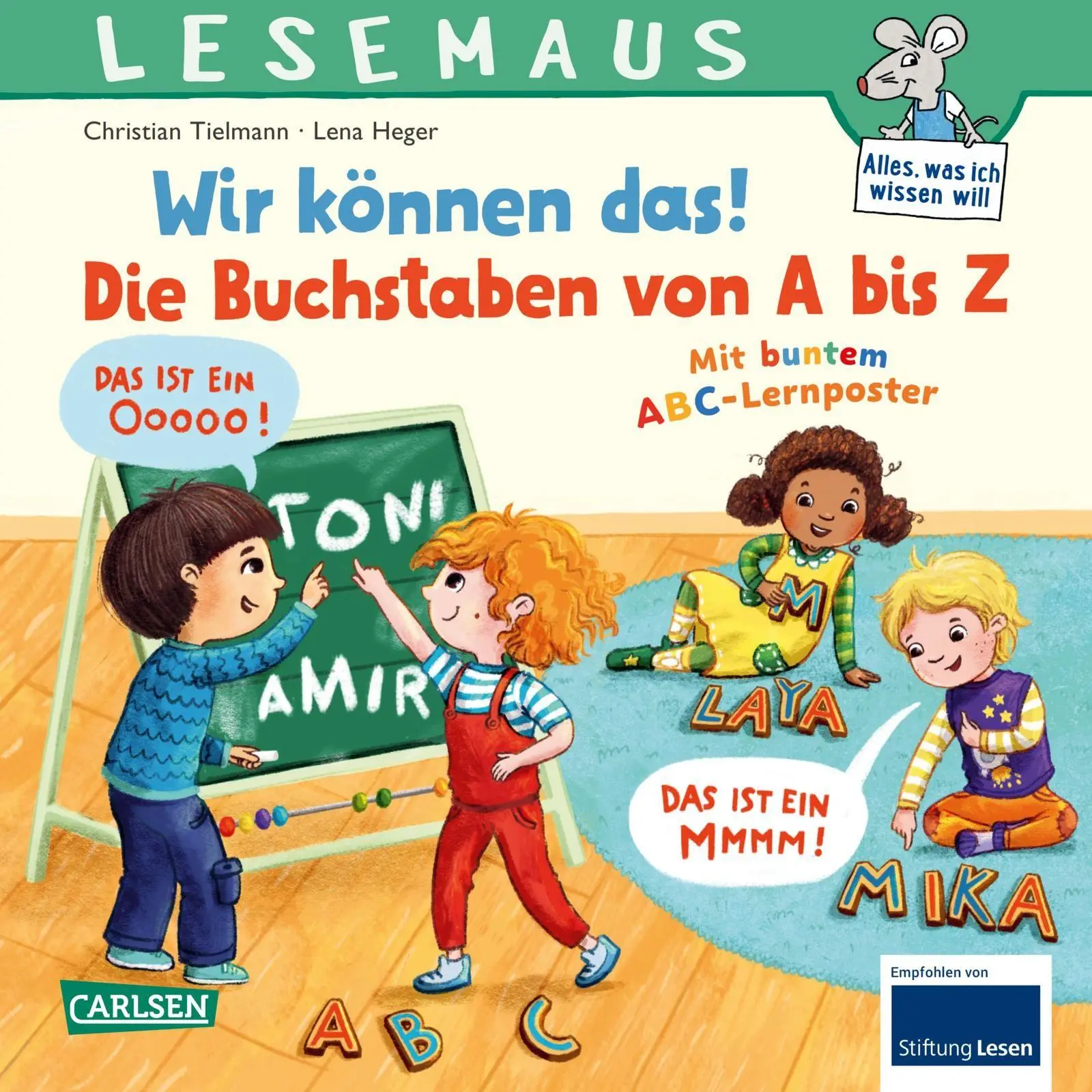 Cover: 9783551080264 | LESEMAUS 125: Wir können das! Die Buchstaben von A bis Z | Tielmann