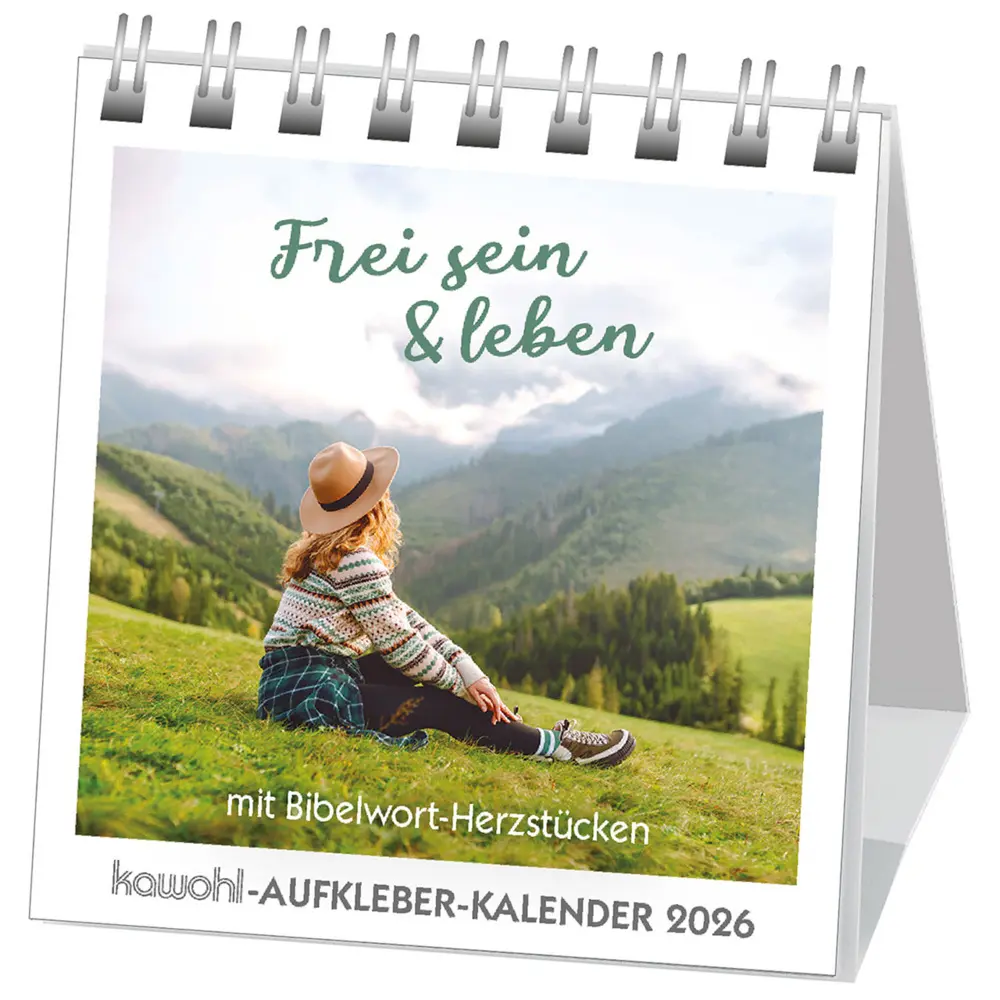 Cover: 9783754890264 | Frei sein &amp; leben 2026 | Aufkleber-Kalender | Kalender | Spiralbindung
