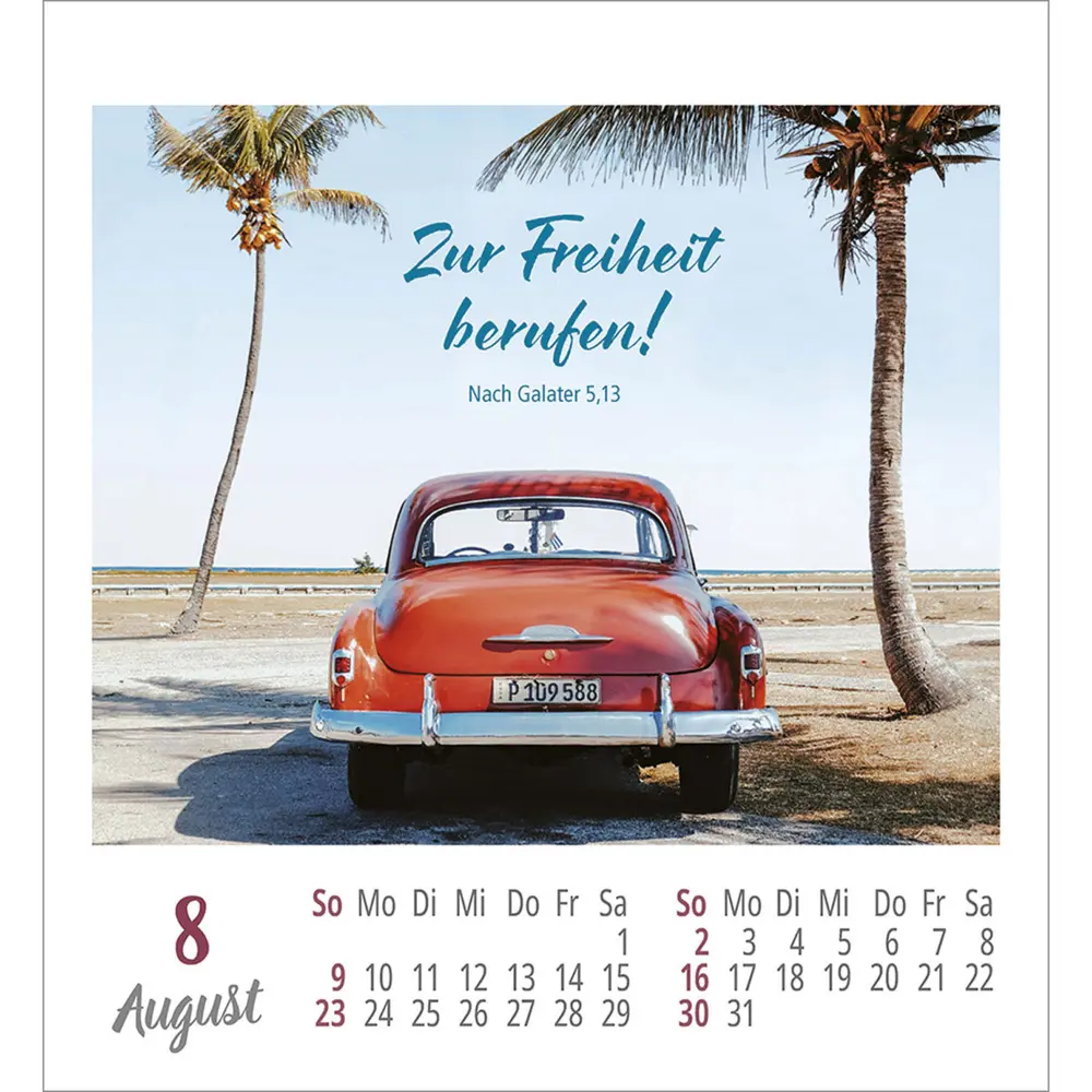 Bild: 9783754890264 | Frei sein &amp; leben 2026 | Aufkleber-Kalender | Kalender | Spiralbindung