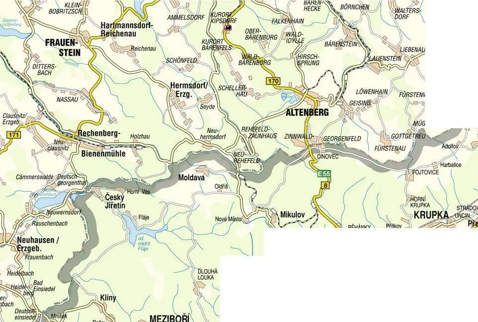 Bild: 9783868430264 | Wintersportkarte Skiregion Osterzgebirge | (Land-)Karte | Deutsch