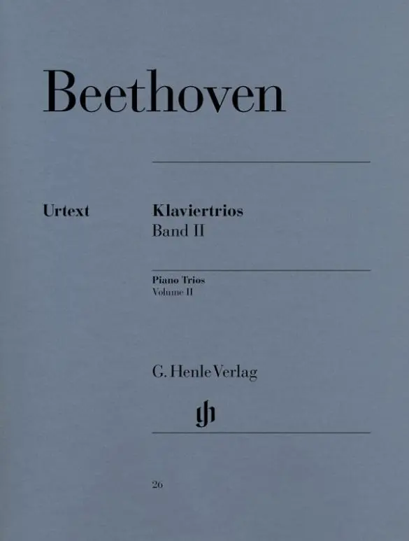 Cover: 9790201800264 | Beethoven, Ludwig van - Klaviertrios, Band II | Ludwig van Beethoven