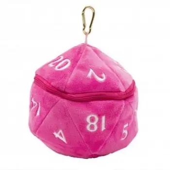 Cover: 74427160364 | UP - D20 Plush Dice Bag - Hot Pink | deutsch | Ultra Pro Neu