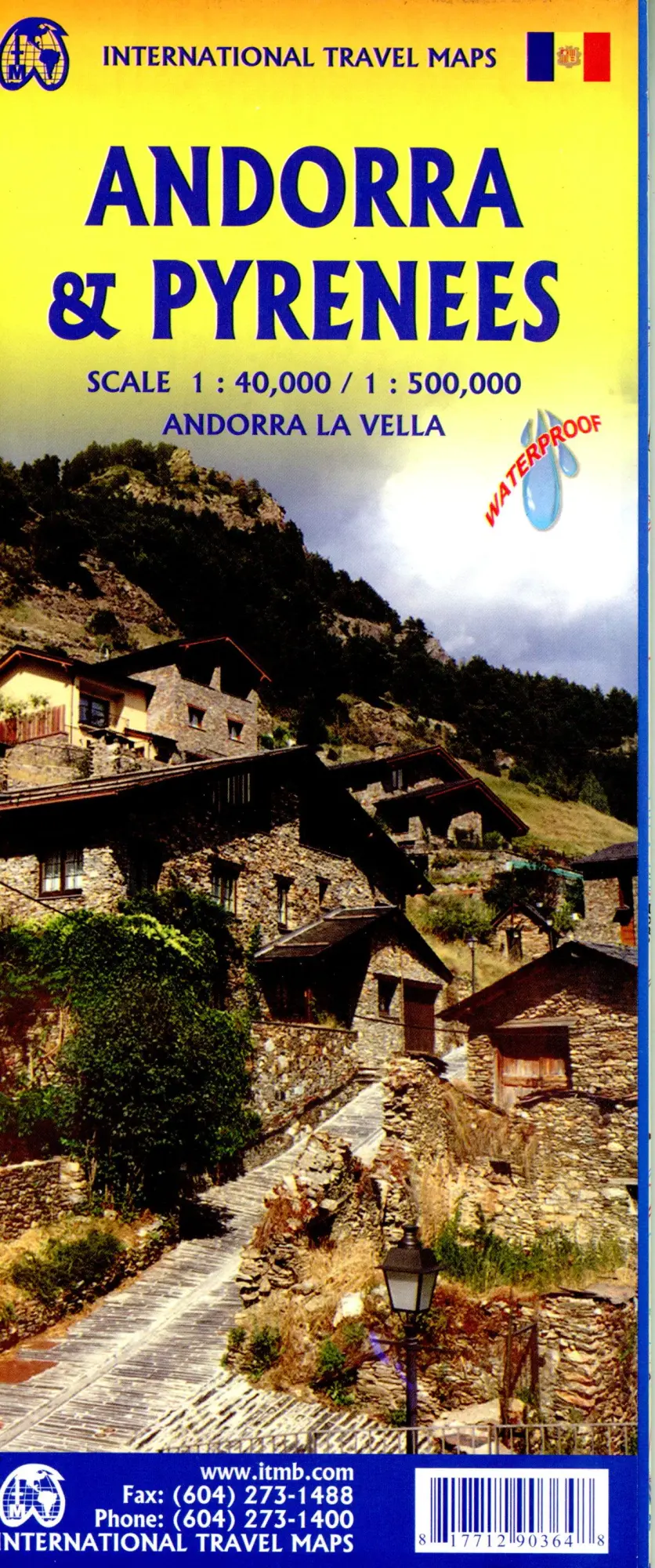 Cover: 9781771290364 | Andorra &amp; Pyrenees | 1:500000 / 1:40000 | (Land-)Karte | Englisch