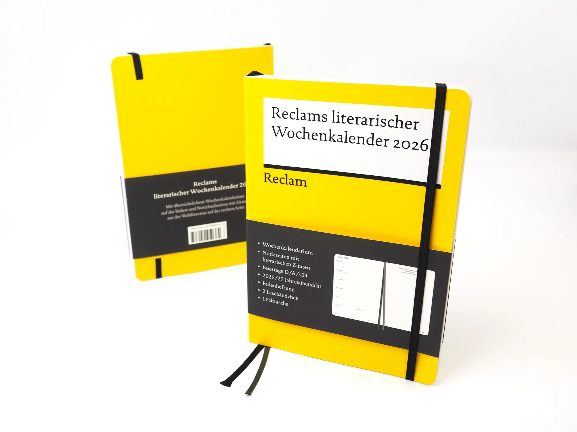 Bild: 9783150950364 | Reclams literarischer Wochenkalender 2026 | Taschenbuch | 160 S.