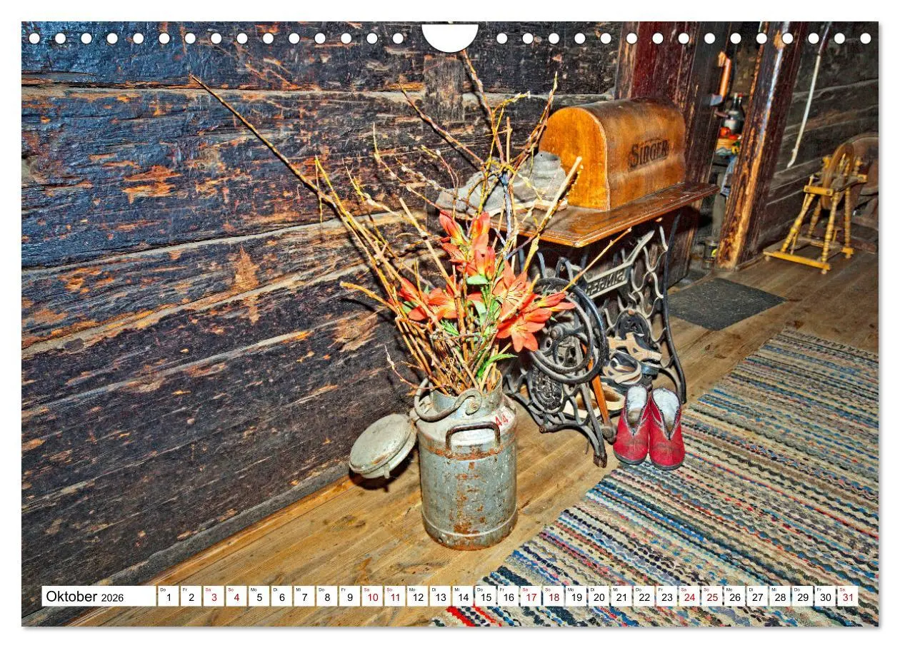 Bild: 9783457330364 | Tiroler Bauernhöfe Mal urig, mal feudal (Wandkalender 2026 DIN A4...