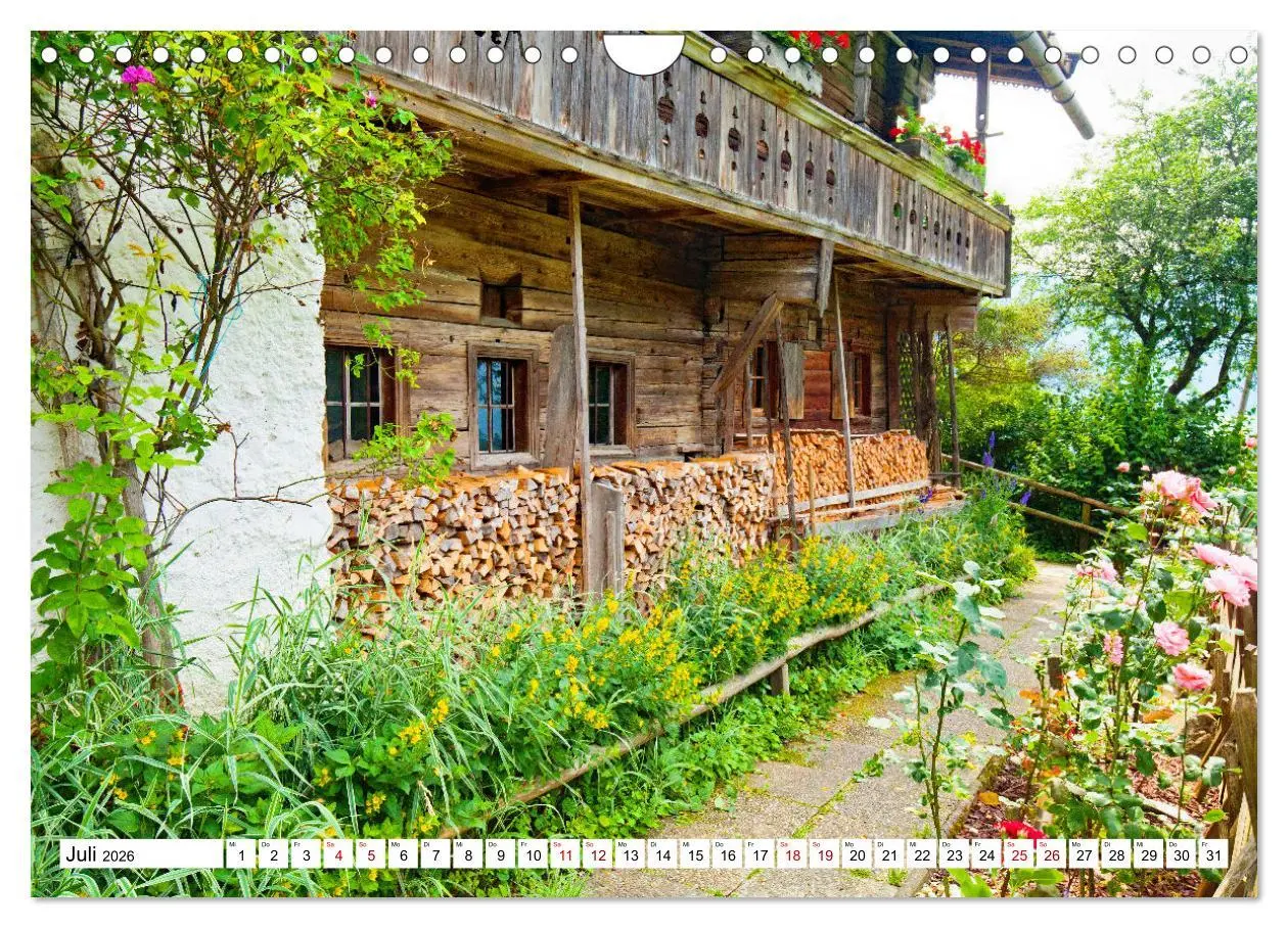 Bild: 9783457330364 | Tiroler Bauernhöfe Mal urig, mal feudal (Wandkalender 2026 DIN A4...