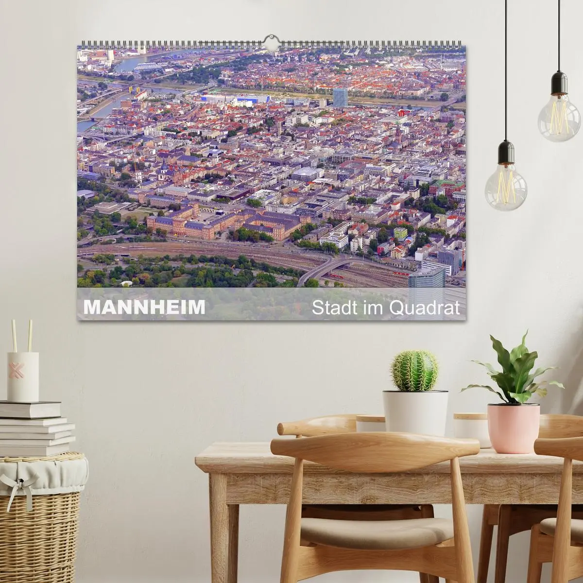 Bild: 9783516040364 | Mannheim - Stadt im Quadrat (Wandkalender 2026 DIN A2 quer),...