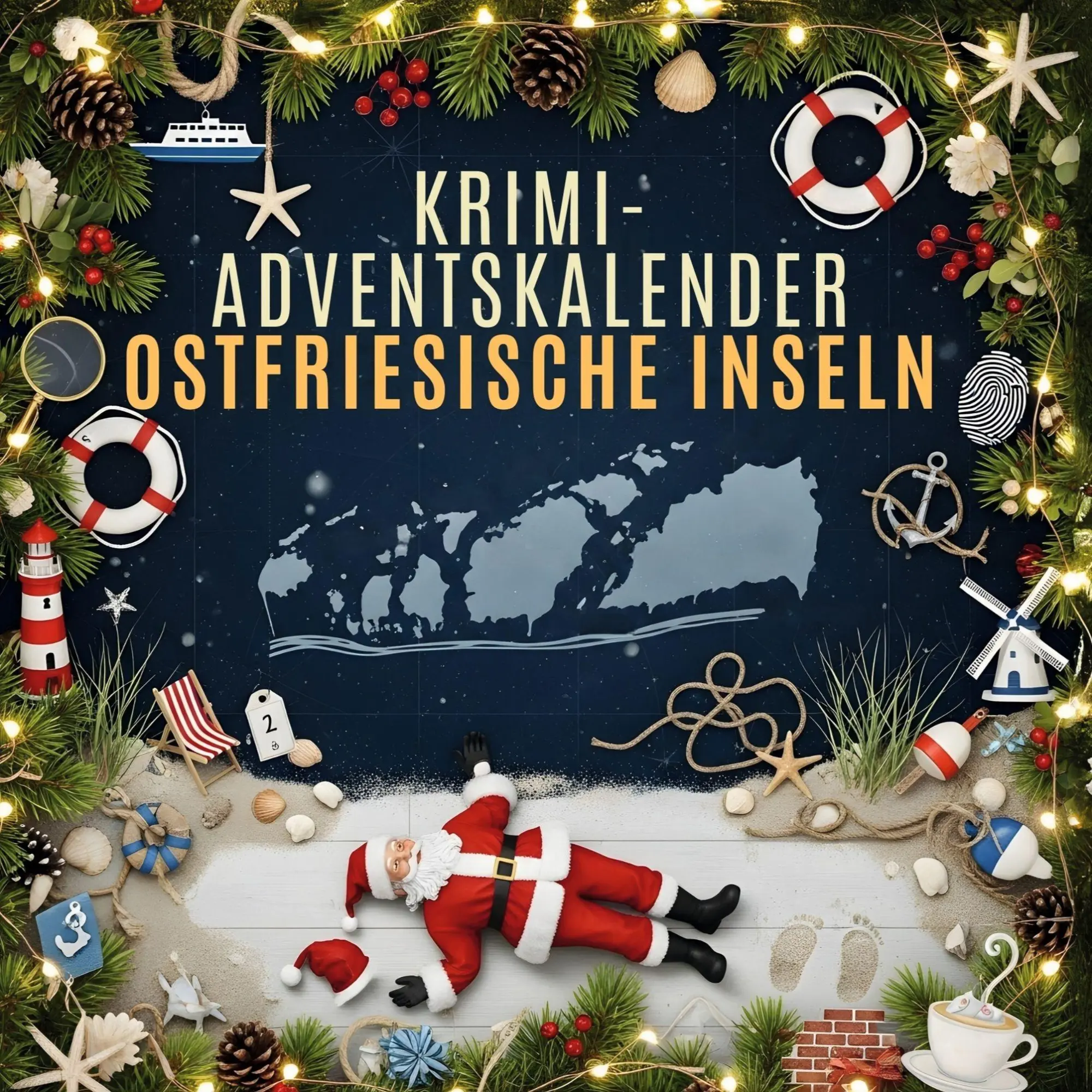 Cover: 9783695310364 | Der Krimi-Adventskalender Ostfriesische Inseln | Max Werner | Buch