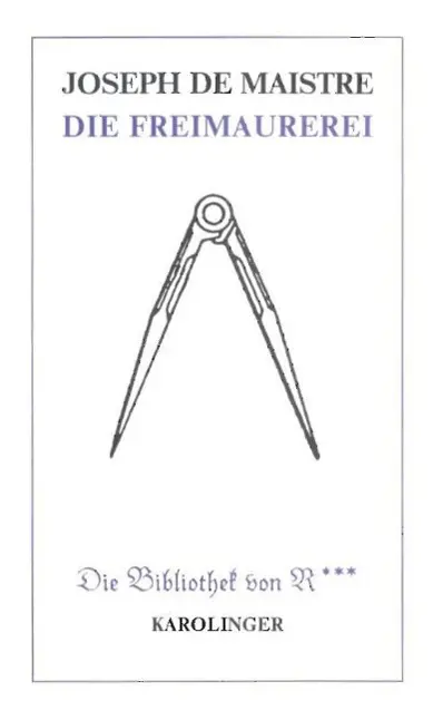 Cover: 9783854180364 | Die Freimaurerei | Denkschrift an den Herzog von Braunschweig-Lüneburg