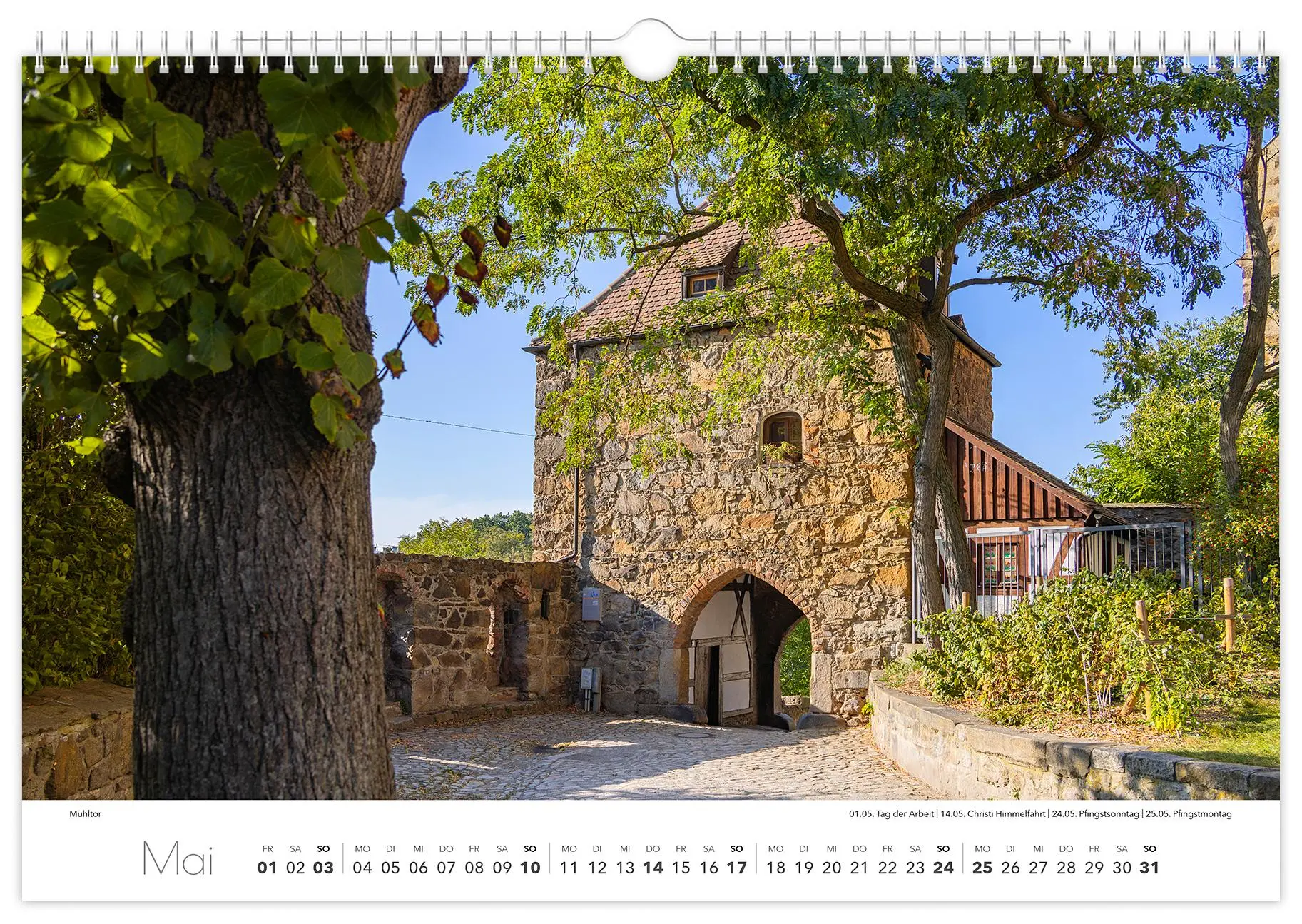 Bild: 9783910680364 | Kalender Bautzen 2026 | 45 x 30 cm weißes Kalendarium | Peter Schubert