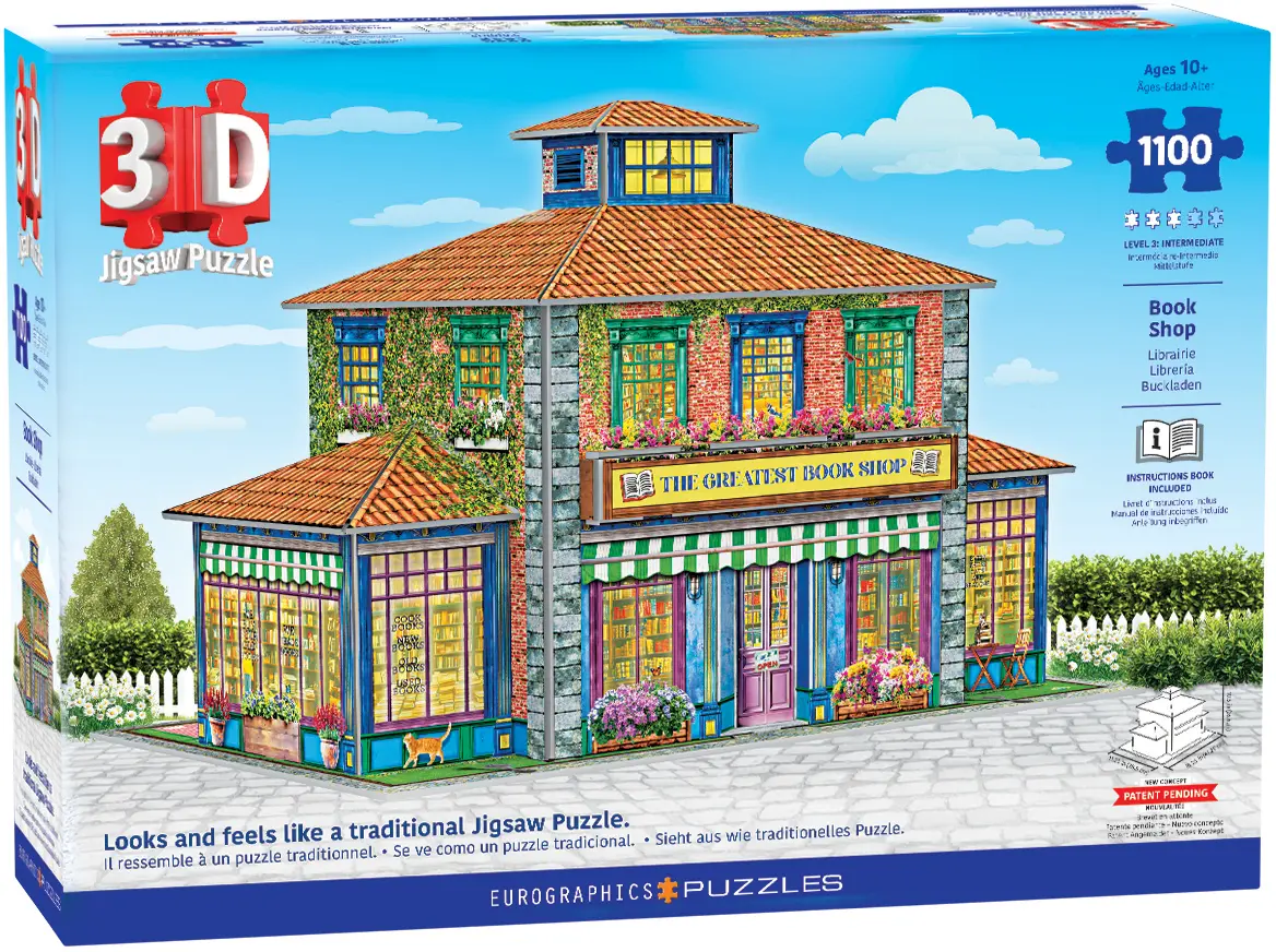 Cover: 628136660464 | 3D Puzzle - Bookstore | Spiel | 9910-6046 | Deutsch | 2025