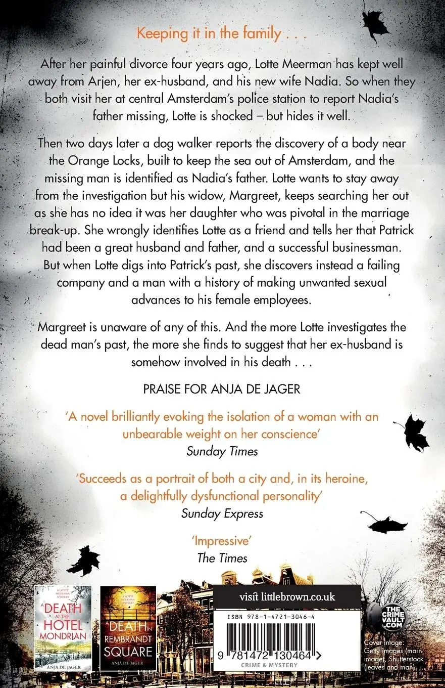 Rückseite: 9781472130464 | Death at the Orange Locks | Anja de Jager | Taschenbuch | Englisch