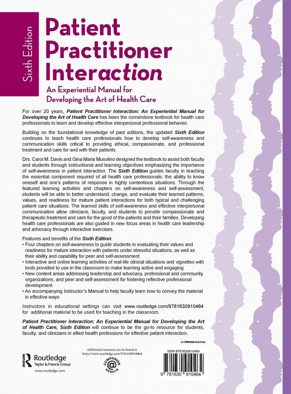 Rückseite: 9781630910464 | Patient Practitioner Interaction | Carol M. Davis (u. a.) | Buch