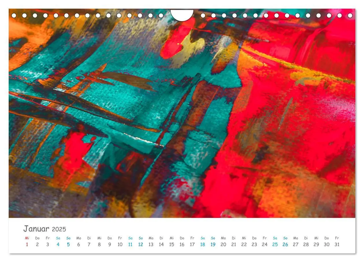 Bild: 9783435160464 | Colorpop - Joyful, abstract. multicolored (Wandkalender 2025 DIN A4...