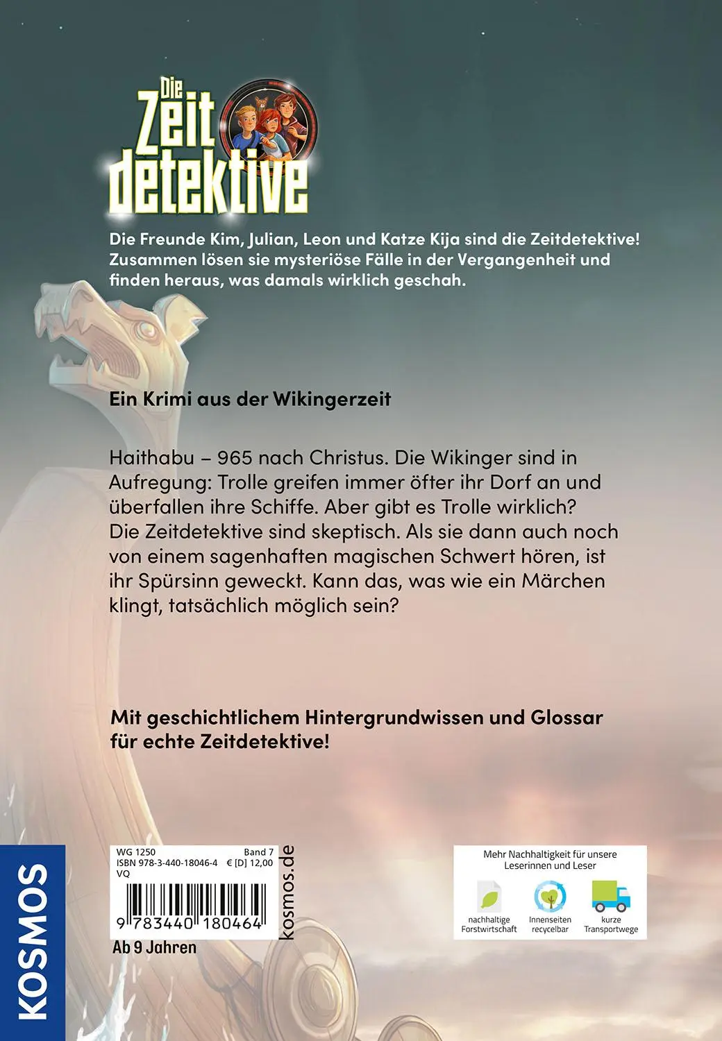 Bild: 9783440180464 | Die Zeitdetektive, 7, Odins magisches Schwert | Fabian Lenk | Buch