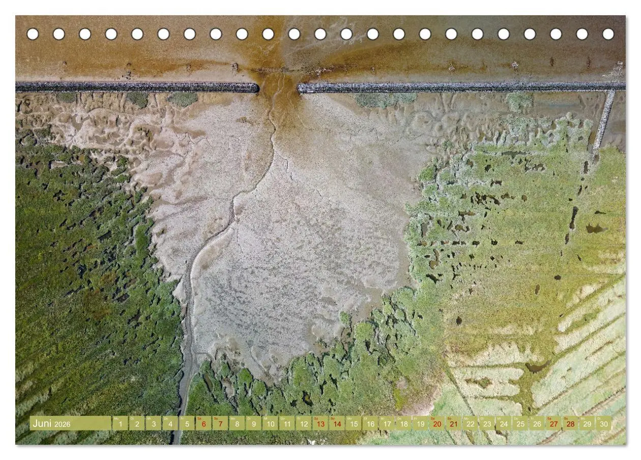 Bild: 9783457490464 | neunziggrad I photoart: das wattenmeer von oben (Tischkalender 2026...