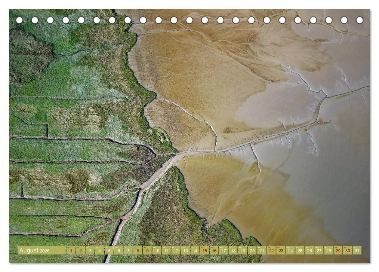 Bild: 9783457490464 | neunziggrad I photoart: das wattenmeer von oben (Tischkalender 2026...