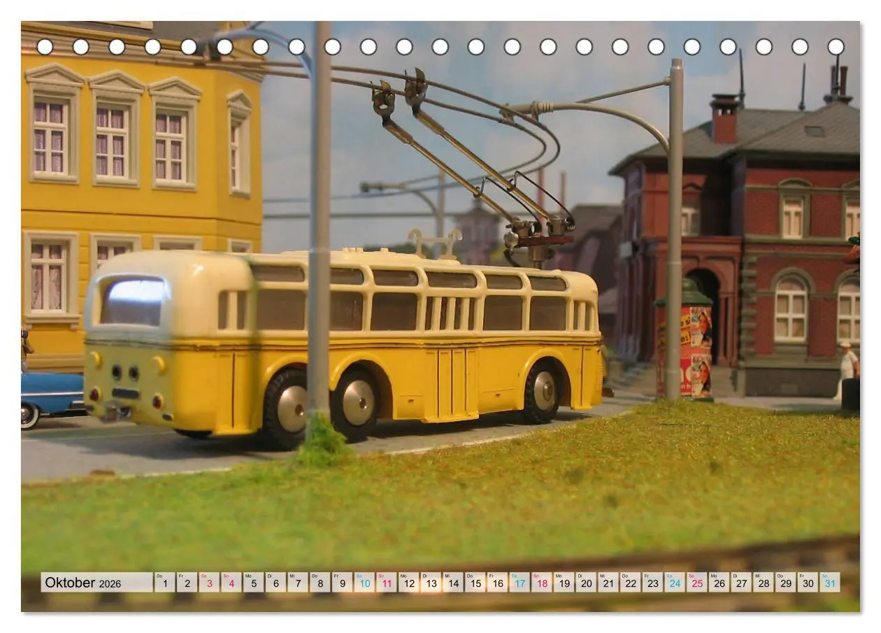 Bild: 9783457700464 | Trolley-Bus H0 (Tischkalender 2026 DIN A5 quer), CALVENDO...