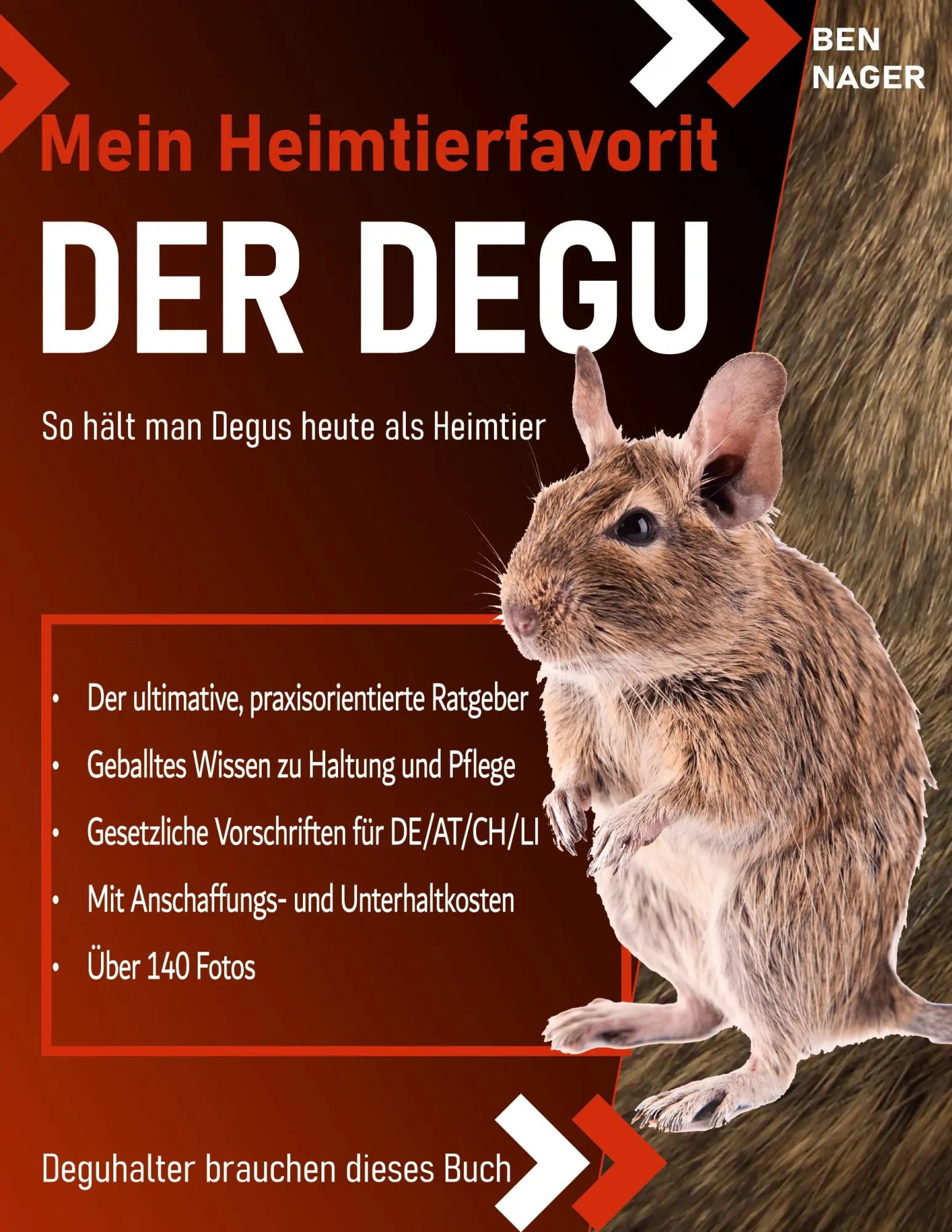 Cover: 9783751970464 | Der Degu | Mein Heimtierfavorit | Ben Nager | Taschenbuch | 72 S.