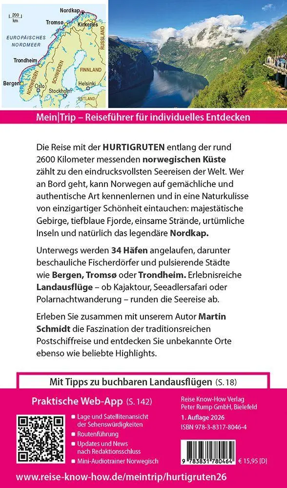 Bild: 9783831780464 | Reise Know-How MeinTrip Hurtigruten | Martin Schmidt | Taschenbuch