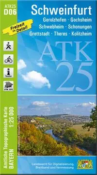 Cover: 9783987760464 | ATK25-D06 Schweinfurt (Amtliche Topographische Karte 1:25000) | 2024