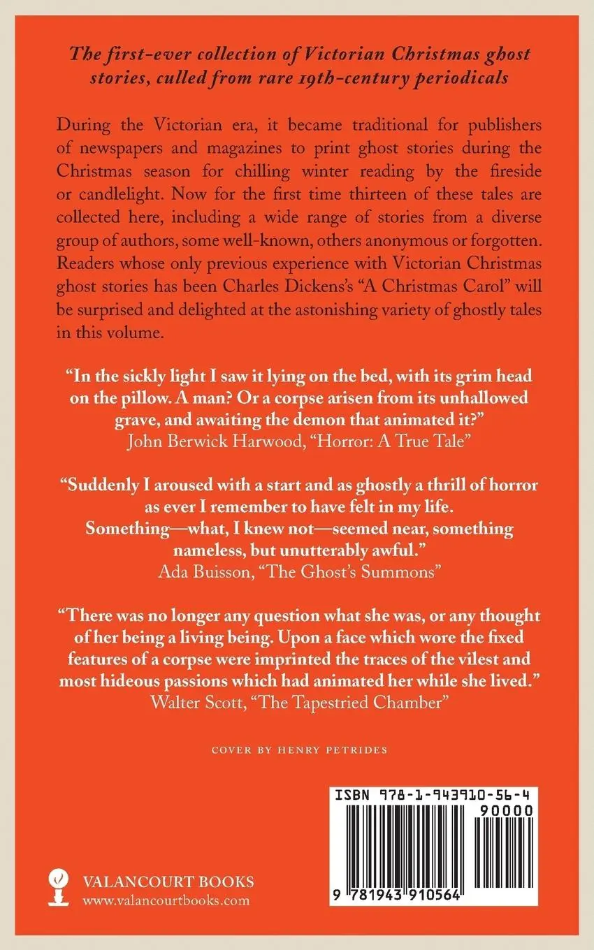 Rückseite: 9781943910564 | The Valancourt Book of Victorian Christmas Ghost Stories | Taschenbuch