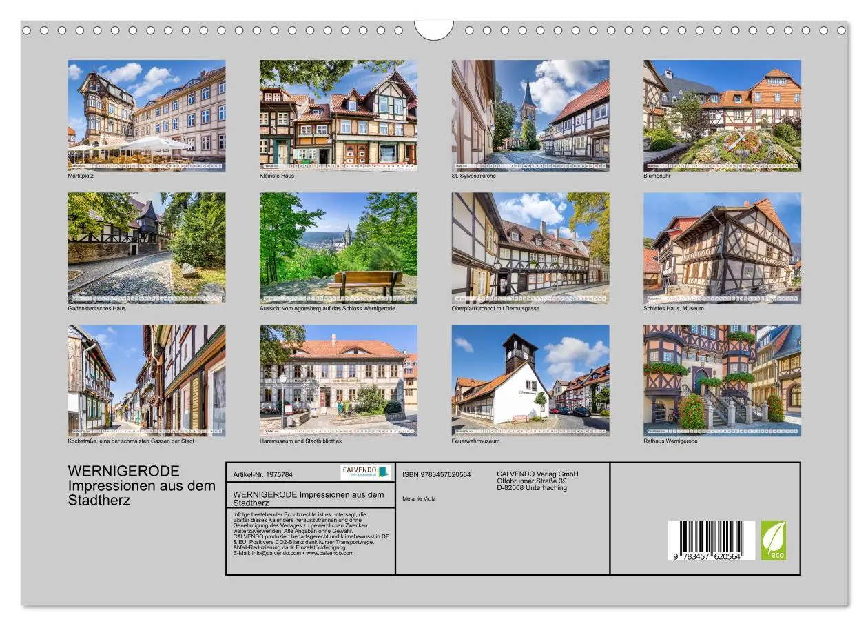 Bild: 9783457620564 | WERNIGERODE Impressionen aus dem Stadtherz (Wandkalender 2026 DIN...