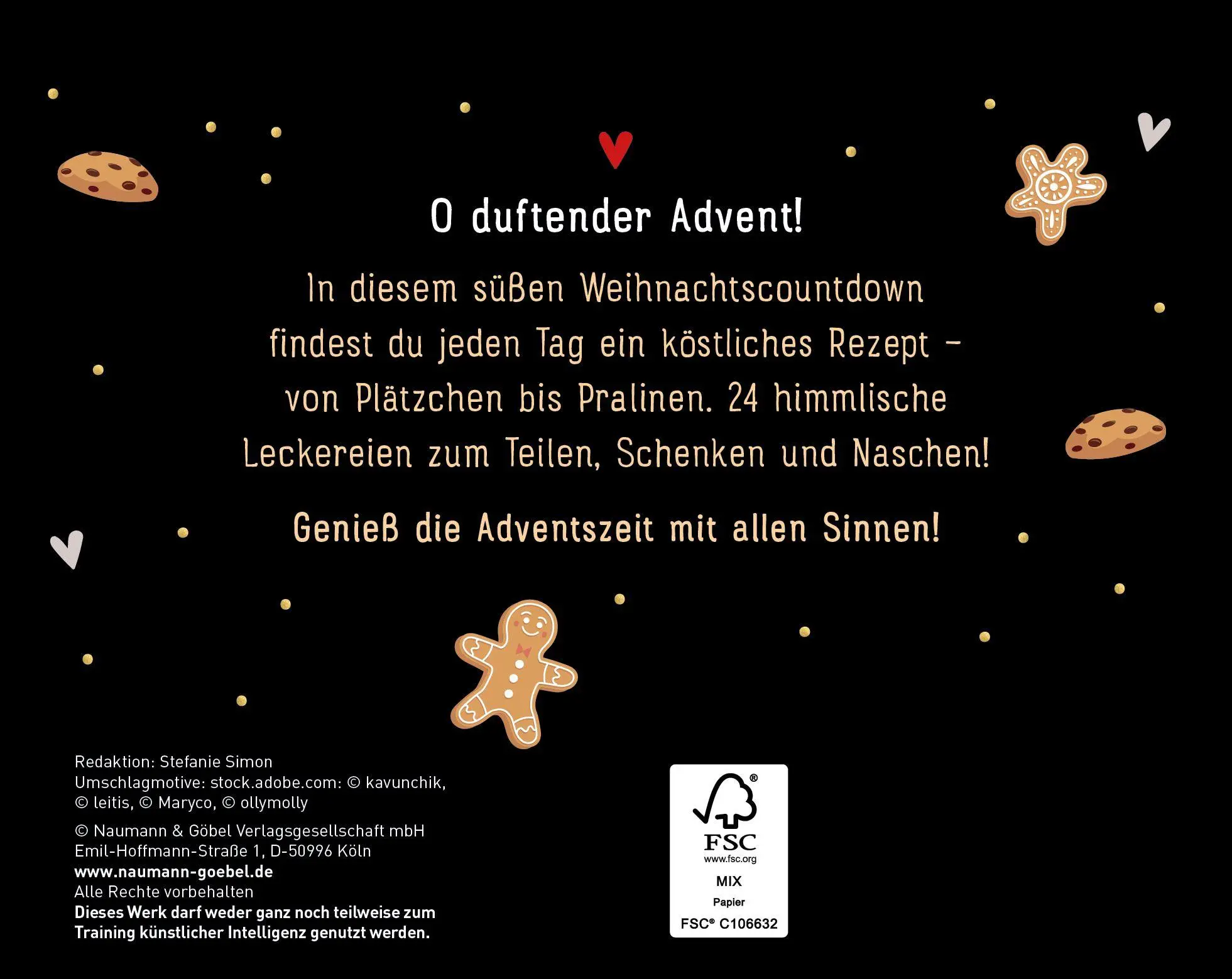 Rückseite: 9783625300564 | A Plätzchen a day keeps the Weihnachtsstress away | Buch | 48 S.
