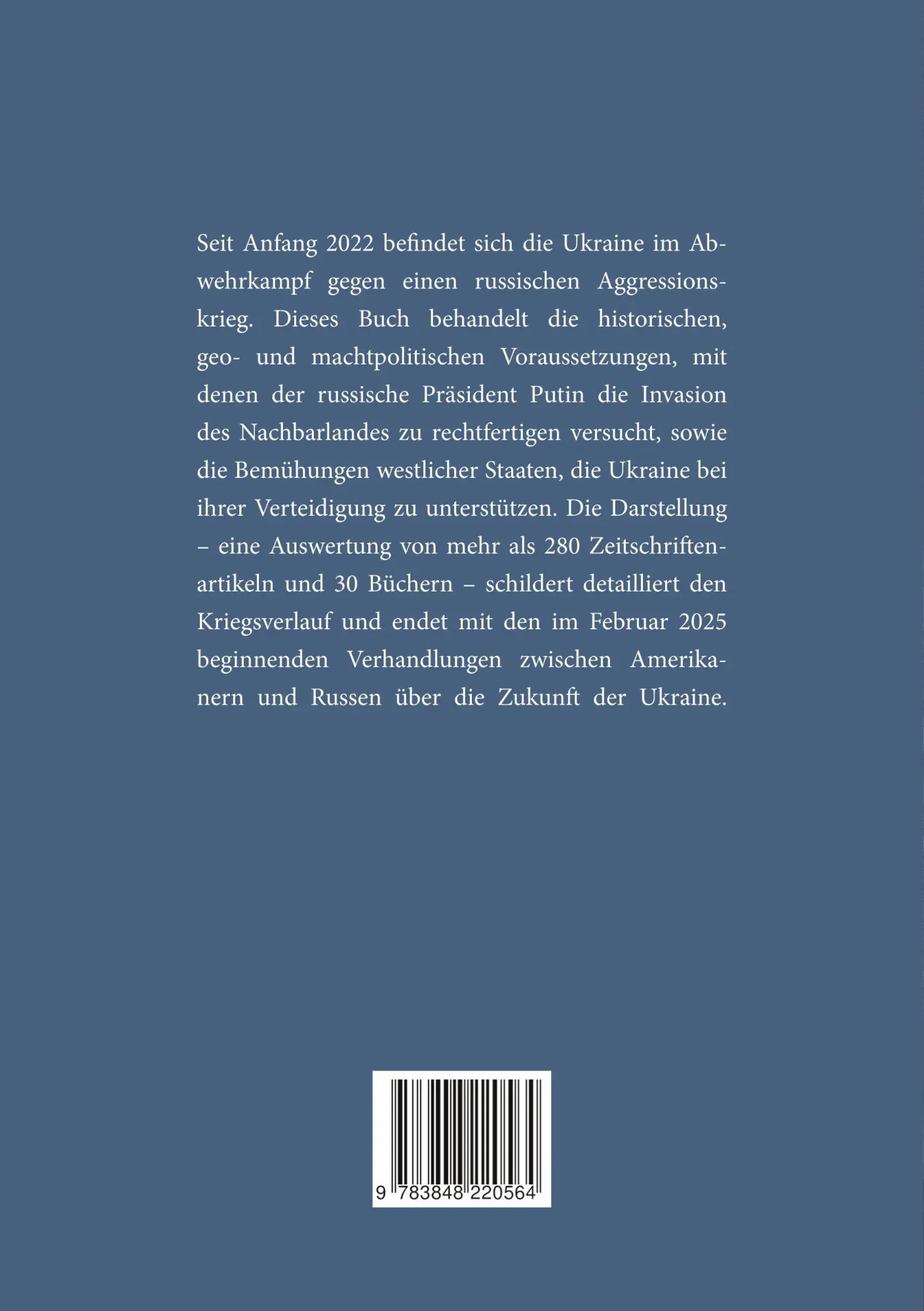 Rückseite: 9783848220564 | Der Kampf der Ukraine ums Überleben | Matthias Plügge | Taschenbuch